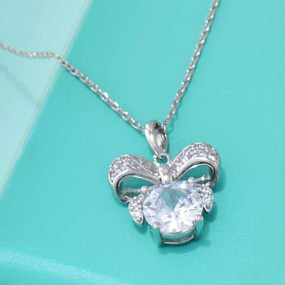 Bow Ring with Round Gemstone - Charmed Aroma - Picture 1 of 4